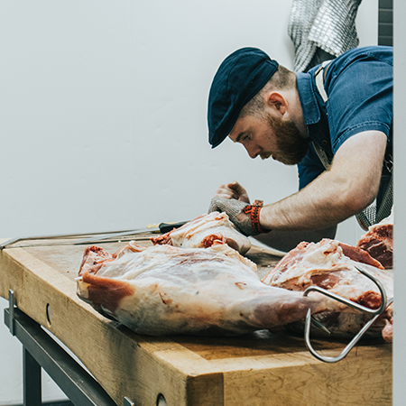 Zubereitung von Fleisch Metzgerei Rückert